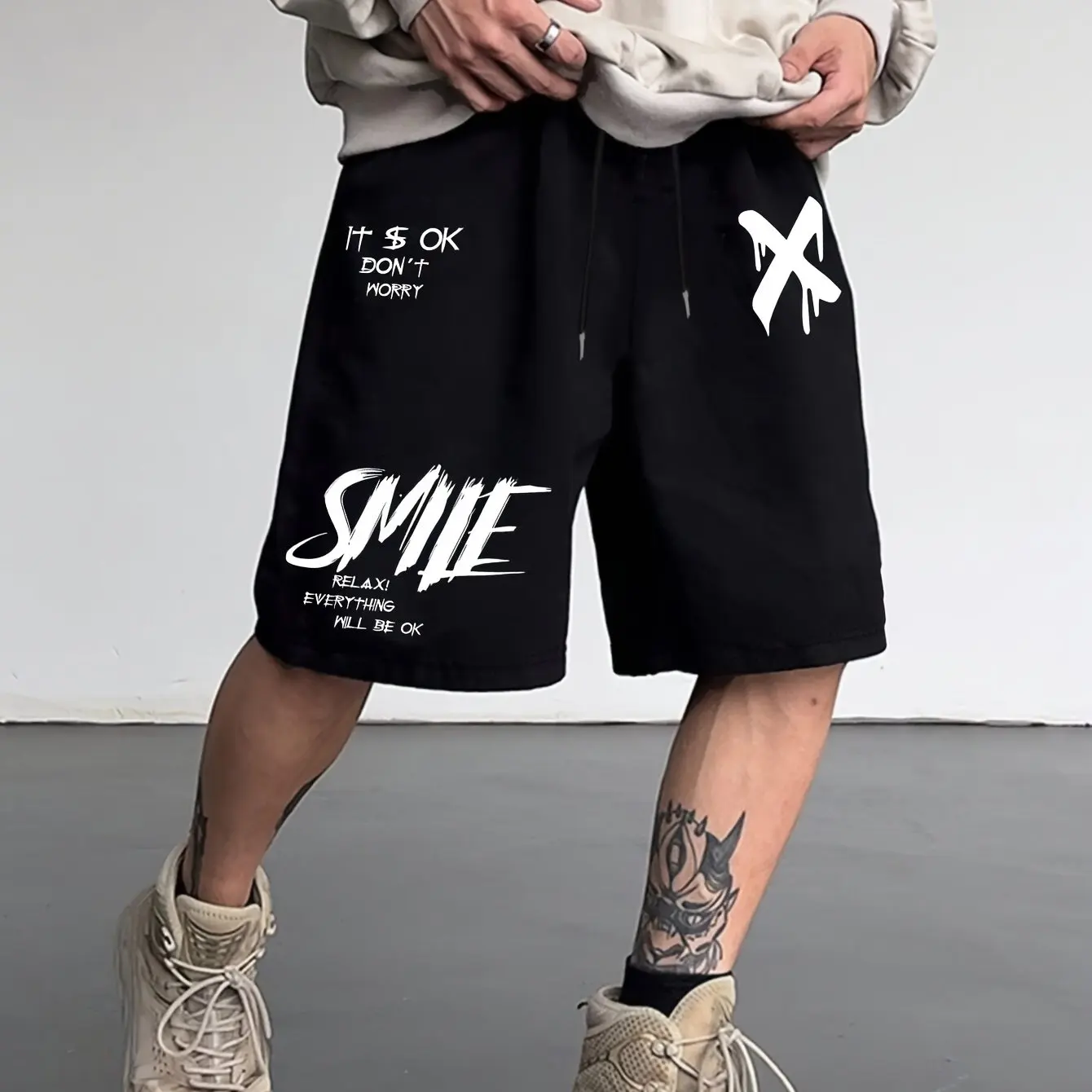 Men's Casual Sports Pants with Y2K Printed Letter Pattern Shorts, Summer Street Fashion Shorts
Men's Casual Sports Pants with Y2K Printed Letter Pattern Shorts, Summer Street Fashion Shorts