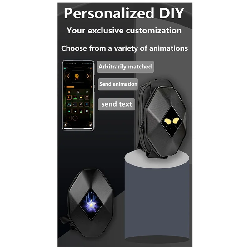 Motorcycle Shoulder Bag LED Lights Bluetooth DIY Carbon Fiber Motorcycle Riding Bag Full Helmet Sports Waterproof Bag
Motorcycle Shoulder Bag LED Lights Bluetooth DIY Carbon Fiber Motorcycle Riding Bag Full Helmet Sports Waterproof Bag