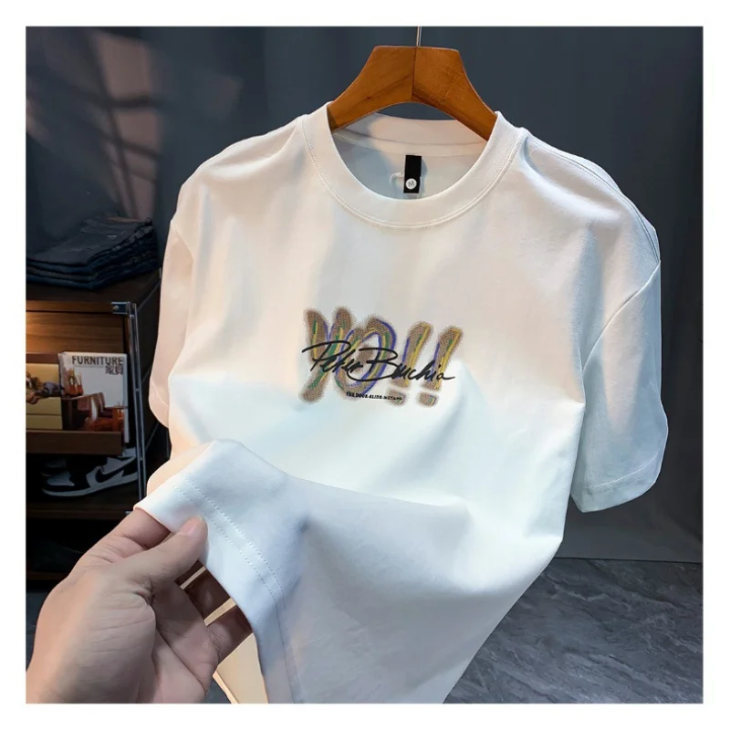 2024 Summer Thin Short-Sleeved T-shirt Men's Stretch Street Graffiti Trendy Printed T-shirt Casual Top
2024 Summer Thin Short-Sleeved T-shirt Men's Stretch Street Graffiti Trendy Printed T-shirt Casual Top