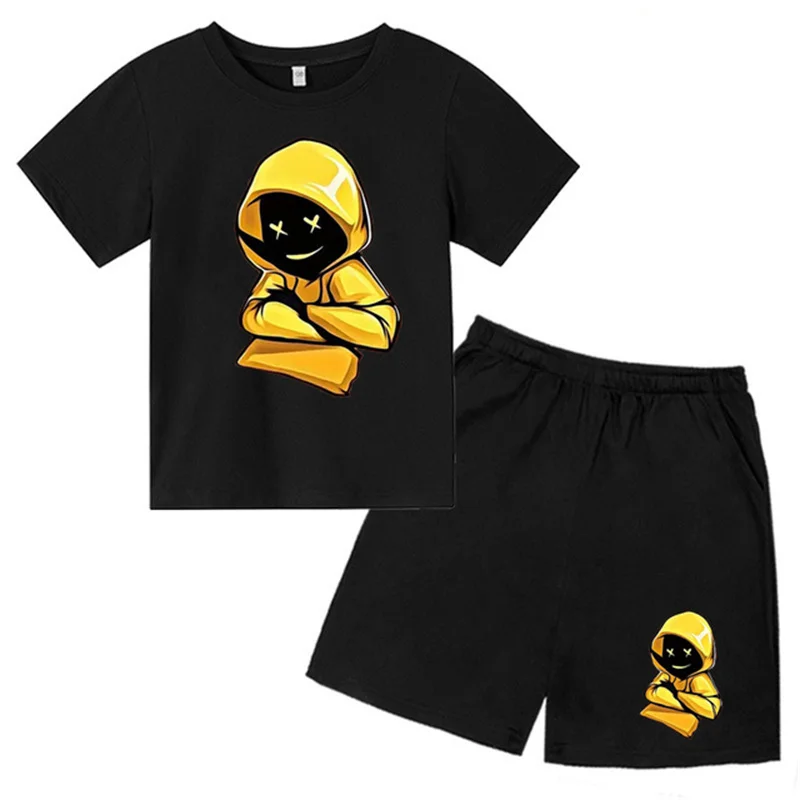 Child Printig Children Summer T shirt Suits 4-14T Size Loose Comfortable 4-14Age Children Suits
Child Printig Children Summer T shirt Suits 4-14T Size Loose Comfortable 4-14Age Children Suits