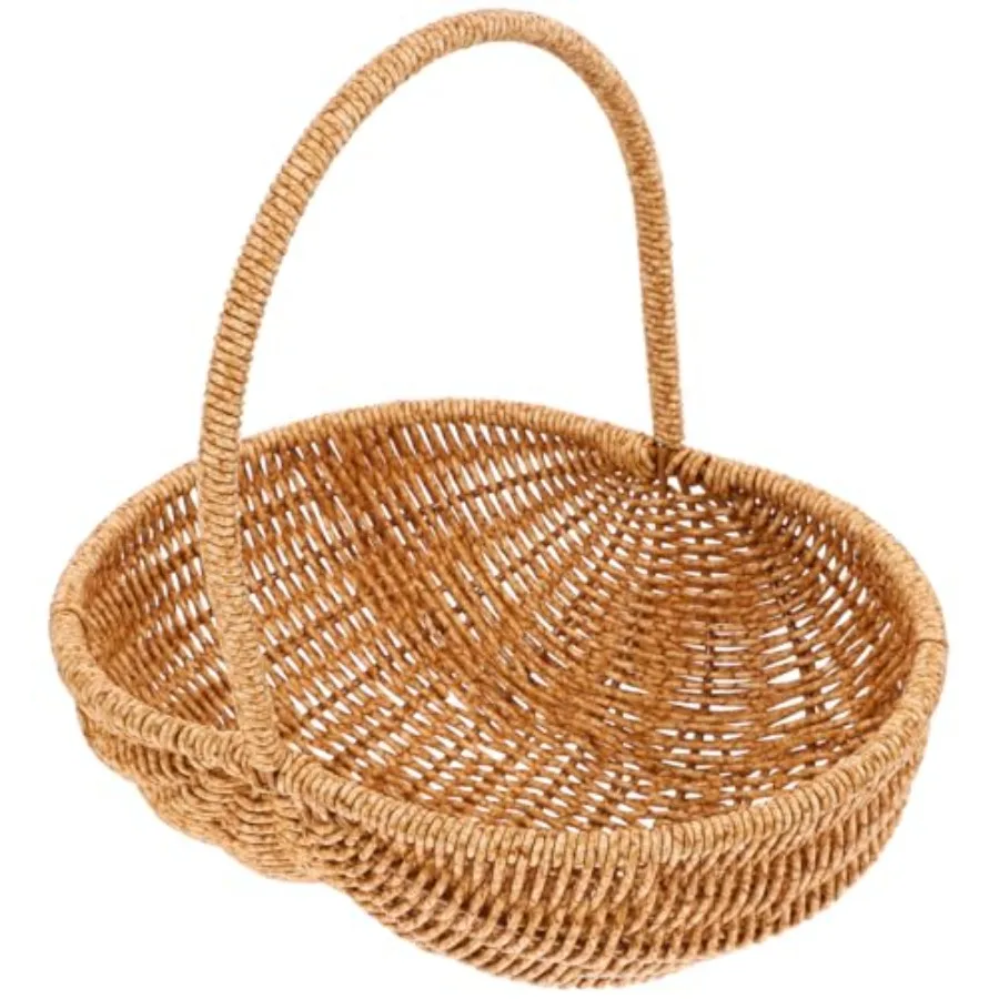 Picnic basket for outdoor use, wicker material, natural color, lightweight and breathable design for fruits, vegetables, snacks
Picnic basket for outdoor use, wicker material, natural color, lightweight and breathable design for fruits, vegetables, snacks
