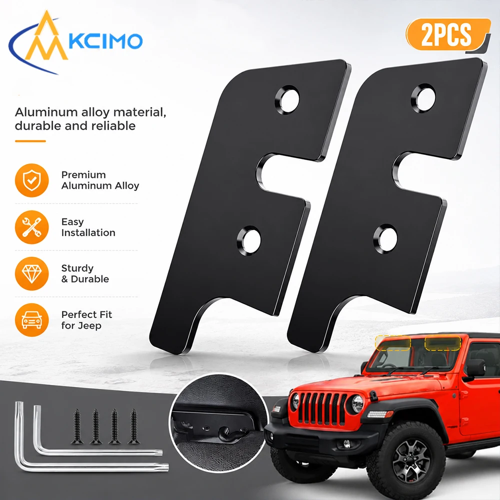 KCIMO 2Pcs Anti-Sagging Sun Visor Bracket Repair Kit Aluminum Alloy Fix Hardware For Jeep Wrangler & Gladiator
KCIMO 2Pcs Anti-Sagging Sun Visor Bracket Repair Kit Aluminum Alloy Fix Hardware For Jeep Wrangler & Gladiator