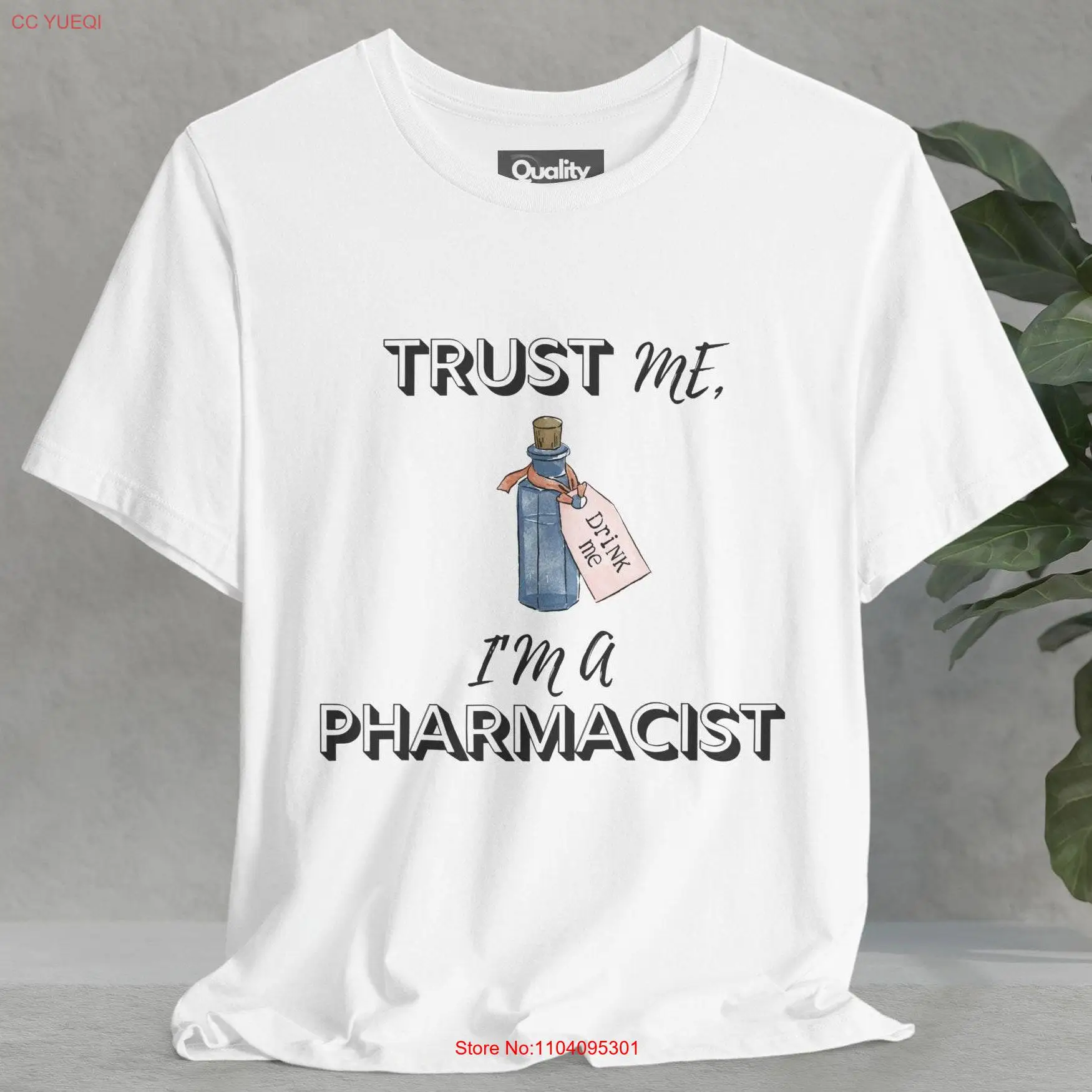 Trust Me I'm a Pharmacist T Shirt Pharmaceutical Pharmacy long or short sleeves
Trust Me I'm a Pharmacist T Shirt Pharmaceutical Pharmacy long or short sleeves