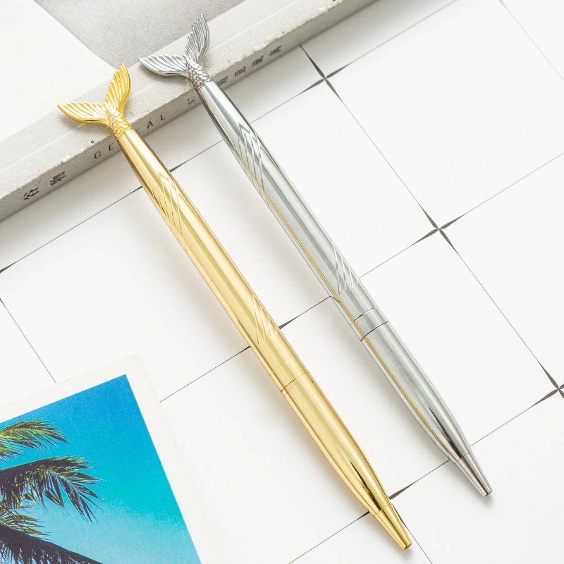 16PCS Korean Creative Stationery Mermaid Tail Pen Student Metal Pen Dream Ball Pen
16PCS Korean Creative Stationery Mermaid Tail Pen Student Metal Pen Dream Ball Pen
