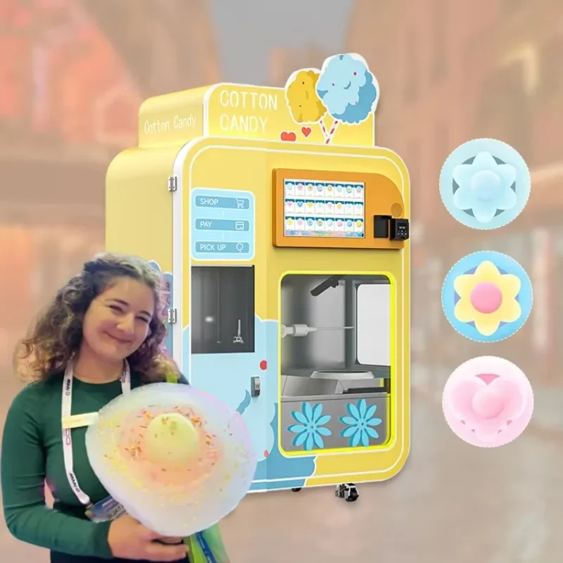Wholesale Fast Payback Period Fully Automatic Cotton Candy Machine Professional Vertical Cotton Candy Vending Machine Hot
Wholesale Fast Payback Period Fully Automatic Cotton Candy Machine Professional Vertical Cotton Candy Vending Machine Hot