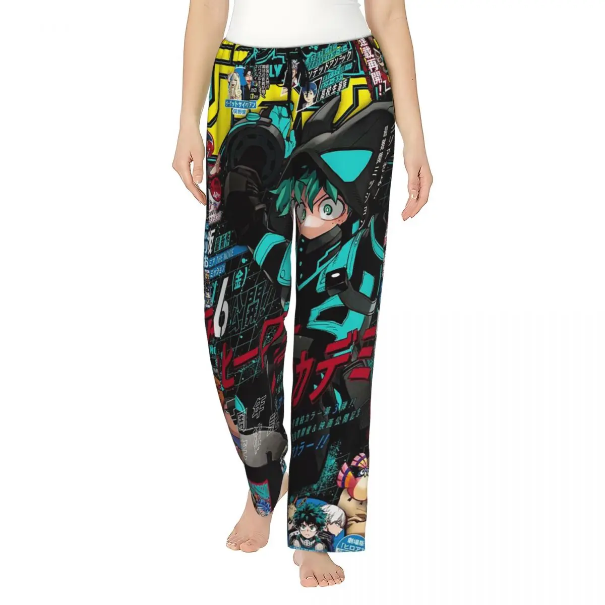 Custom My Hero Academia Women Pajama Pants Lounge Sleep Sleepwear Bottoms with Pockets
Custom My Hero Academia Women Pajama Pants Lounge Sleep Sleepwear Bottoms with Pockets