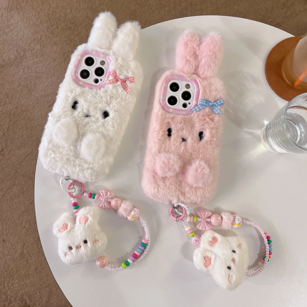 Long Ears Fluffy Plush Rabbit With Cute Lanyard Phone Case For iPhone 11 12 14 13 15 16 17 Pro Max Plus Air Furry Bunny Cover
Long Ears Fluffy Plush Rabbit With Cute Lanyard Phone Case For iPhone 11 12 14 13 15 16 17 Pro Max Plus Air Furry Bunny Cover