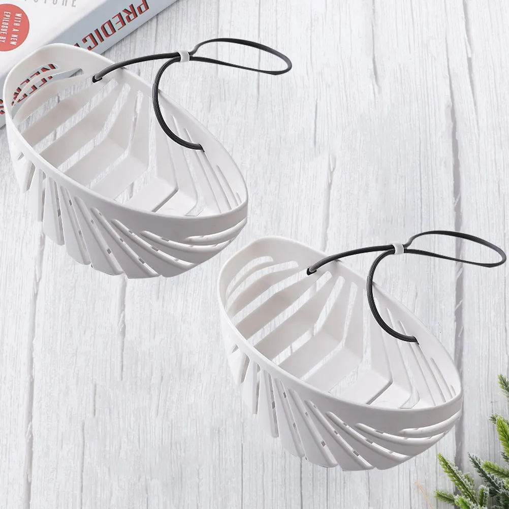 2Pcs Plastic Hanging Kitchen Sink Basket Drain Rack for Sponge Soap Brush Towel Organizer Fast Drying Hollow Bottom Design White
2Pcs Plastic Hanging Kitchen Sink Basket Drain Rack for Sponge Soap Brush Towel Organizer Fast Drying Hollow Bottom Design White