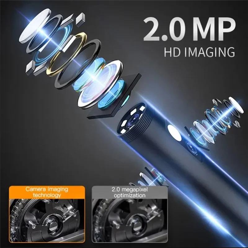 Classy-8Mm Dual Lens WIFI Endoscope 1080P Scope Snake Camera With 6 LED IP67 Waterproof Inspection Camera For Android/IOS Phone
Classy-8Mm Dual Lens WIFI Endoscope 1080P Scope Snake Camera With 6 LED IP67 Waterproof Inspection Camera For Android/IOS Phone