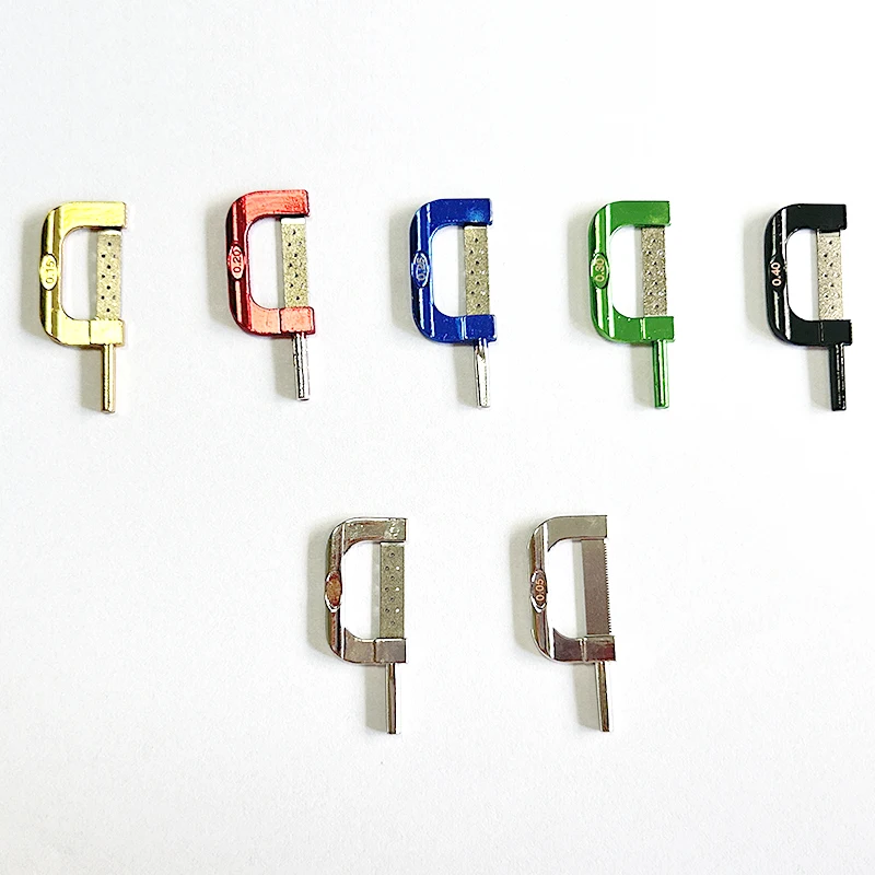 Dental Orthodontic Diamond Ortho Strips Double-Sided Saw Diamond Saw Dental Instrument Interproximal Enamel Reduction
Dental Orthodontic Diamond Ortho Strips Double-Sided Saw Diamond Saw Dental Instrument Interproximal Enamel Reduction