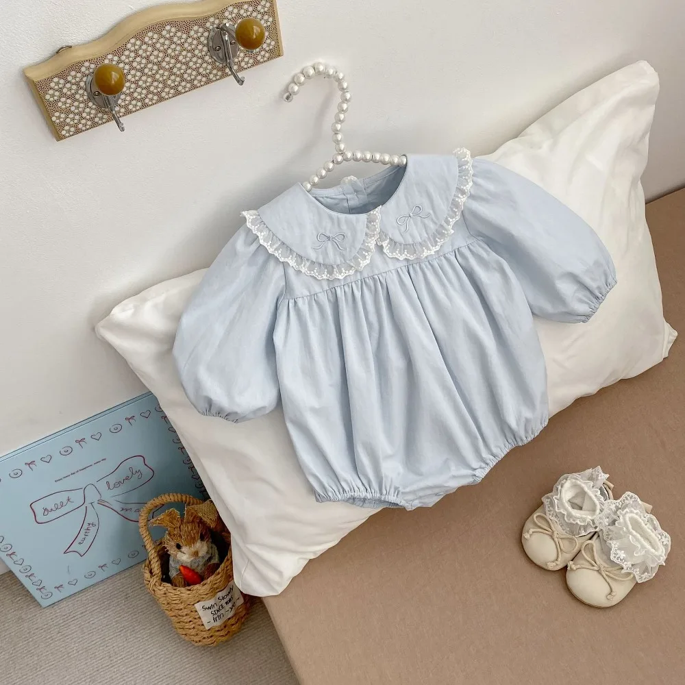 2026 Newborn Baby Girl Romper 0-2Years Infant Long Sleeve Peter Pan Collar Lace Cotton Bodysuit Outfits Spring Autumn Clothes
2026 Newborn Baby Girl Romper 0-2Years Infant Long Sleeve Peter Pan Collar Lace Cotton Bodysuit Outfits Spring Autumn Clothes
