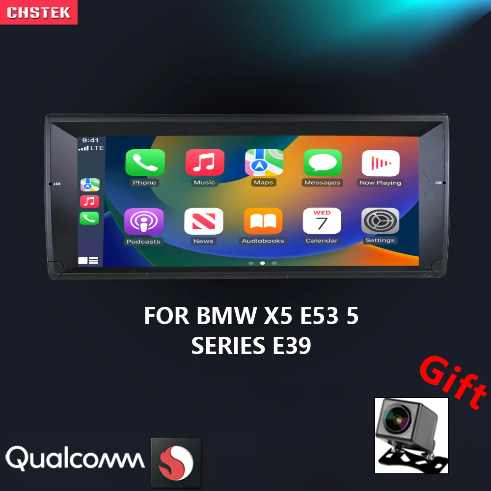 CHSTEK Car Radio Android 13 Carplay For BMW 5 Series X5 M5 E53 E39 1995-2007 Bluetooth Navigation WIFI 4G Multimedia Automotiva
CHSTEK Car Radio Android 13 Carplay For BMW 5 Series X5 M5 E53 E39 1995-2007 Bluetooth Navigation WIFI 4G Multimedia Automotiva