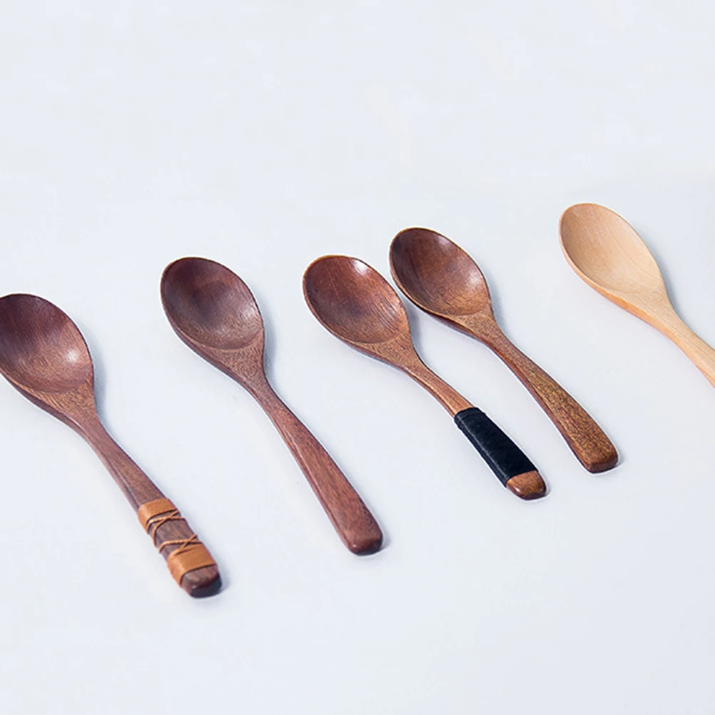 4 Pcs Wooden Spoon Soup Jam Vintage Japanese-style Spoons Stirring Bamboo Flatware
4 Pcs Wooden Spoon Soup Jam Vintage Japanese-style Spoons Stirring Bamboo Flatware