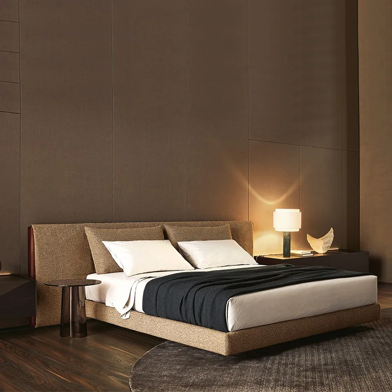 Italian Minimalist Fabric Double Bed Yume Designer High-end Sense Light Luxury Home Master Bedroom Wide-screen
Italian Minimalist Fabric Double Bed Yume Designer High-end Sense Light Luxury Home Master Bedroom Wide-screen