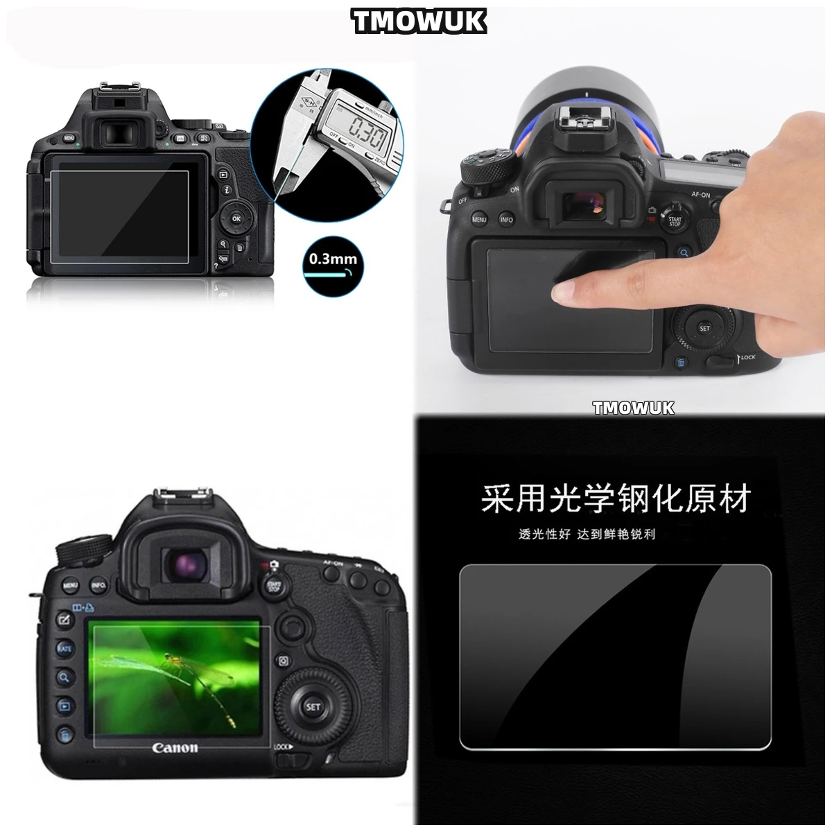 For Canon G7X G9X G5X G7XII G9XII G5XII, High Clarity Screen Protector, Resists Scratches, 9H Strength.
For Canon G7X G9X G5X G7XII G9XII G5XII, High Clarity Screen Protector, Resists Scratches, 9H Strength.