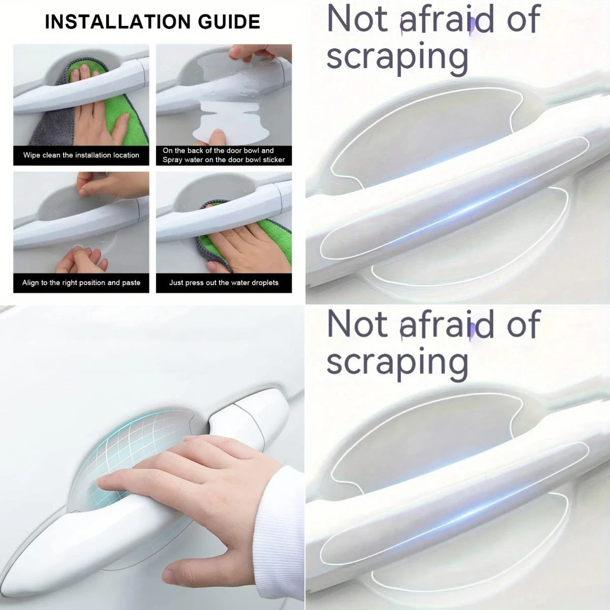 Car Door Bowl Handle Invisible Protective Sticker Auto For Peugeot 208 2008 308 3008 5008 108 Partner Rifter 508 Expert
Car Door Bowl Handle Invisible Protective Sticker Auto For Peugeot 208 2008 308 3008 5008 108 Partner Rifter 508 Expert