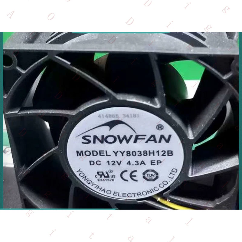 Водонепроницаемый охлаждающий вентилятор UN-- для SNOWFAN YY8038H12B 8038 12V 3.0A 4pin
Водонепроницаемый охлаждающий вентилятор UN-- для SNOWFAN YY8038H12B 8038 12V 3.0A 4pin