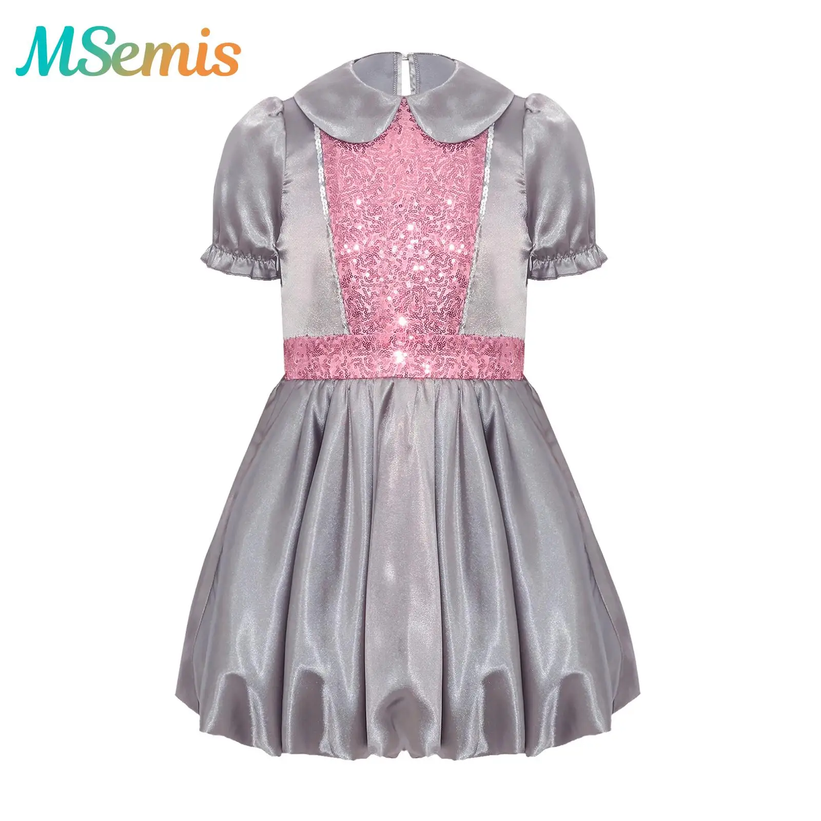 Girls Mouse Halloween Party Dress Up School Event Costume Cute Collar Puff Sleeve Shiny Sequins Bubble Dress with Tail for
Girls Mouse Halloween Party Dress Up School Event Costume Cute Collar Puff Sleeve Shiny Sequins Bubble Dress with Tail for