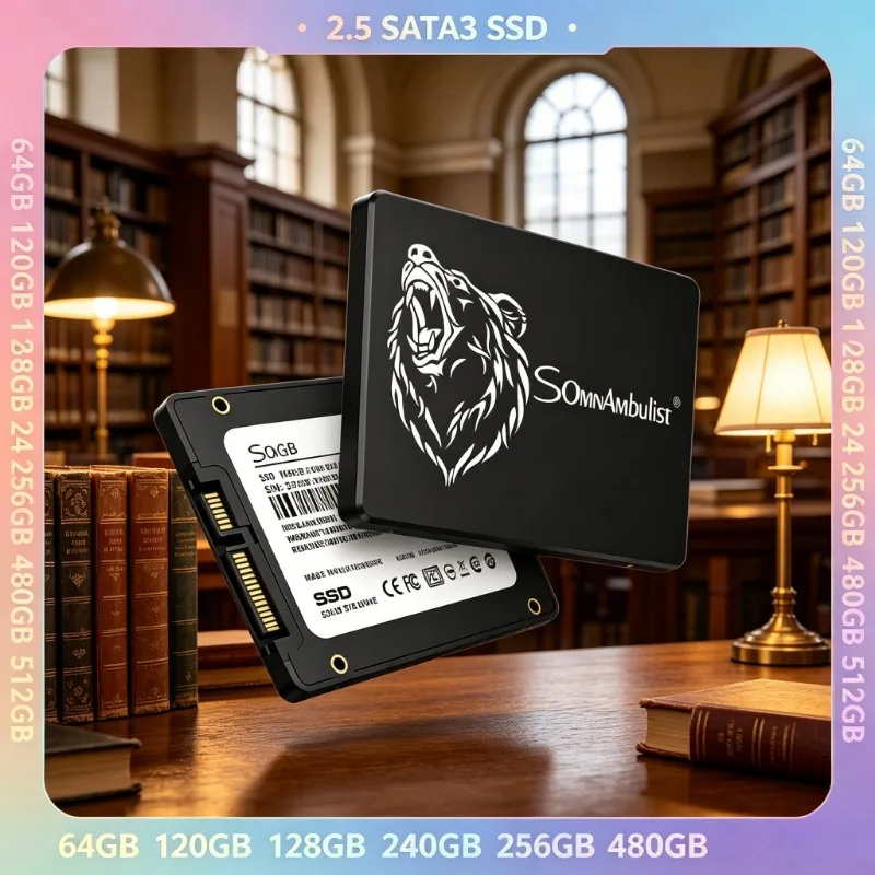 Durable & High Stability 2.5" SATA3 SSD Premium SomnAmbulist Multi Capacities Reliable Storage For Computer
Durable & High Stability 2.5" SATA3 SSD Premium SomnAmbulist Multi Capacities Reliable Storage For Computer