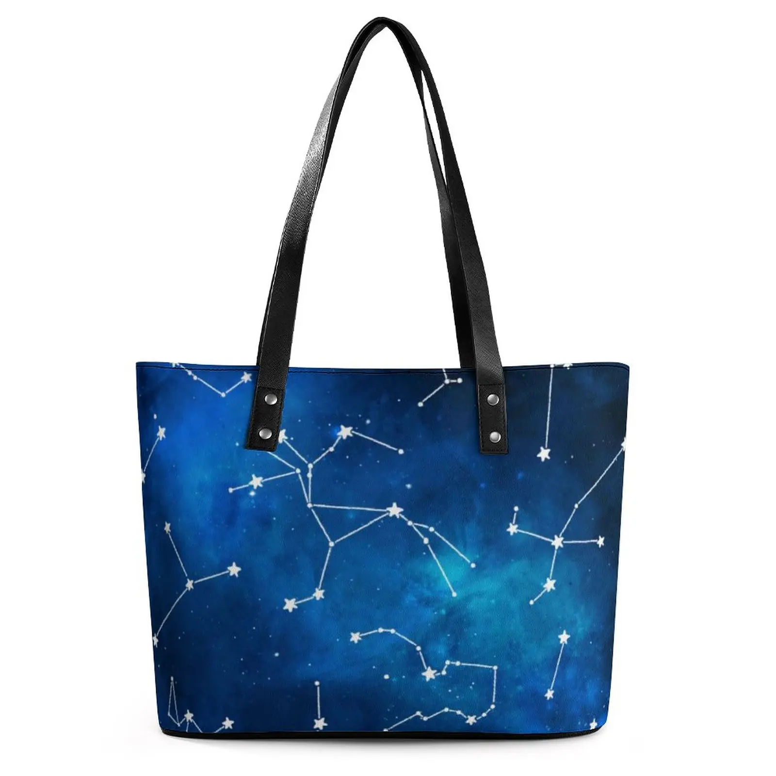 Blue Galaxy Handbags Sky Map Constellation Astronomy Fun Shoulder Bag Outdoor PU Leather Tote Bag Lady Pocket Print Shopper Bags
Blue Galaxy Handbags Sky Map Constellation Astronomy Fun Shoulder Bag Outdoor PU Leather Tote Bag Lady Pocket Print Shopper Bags
