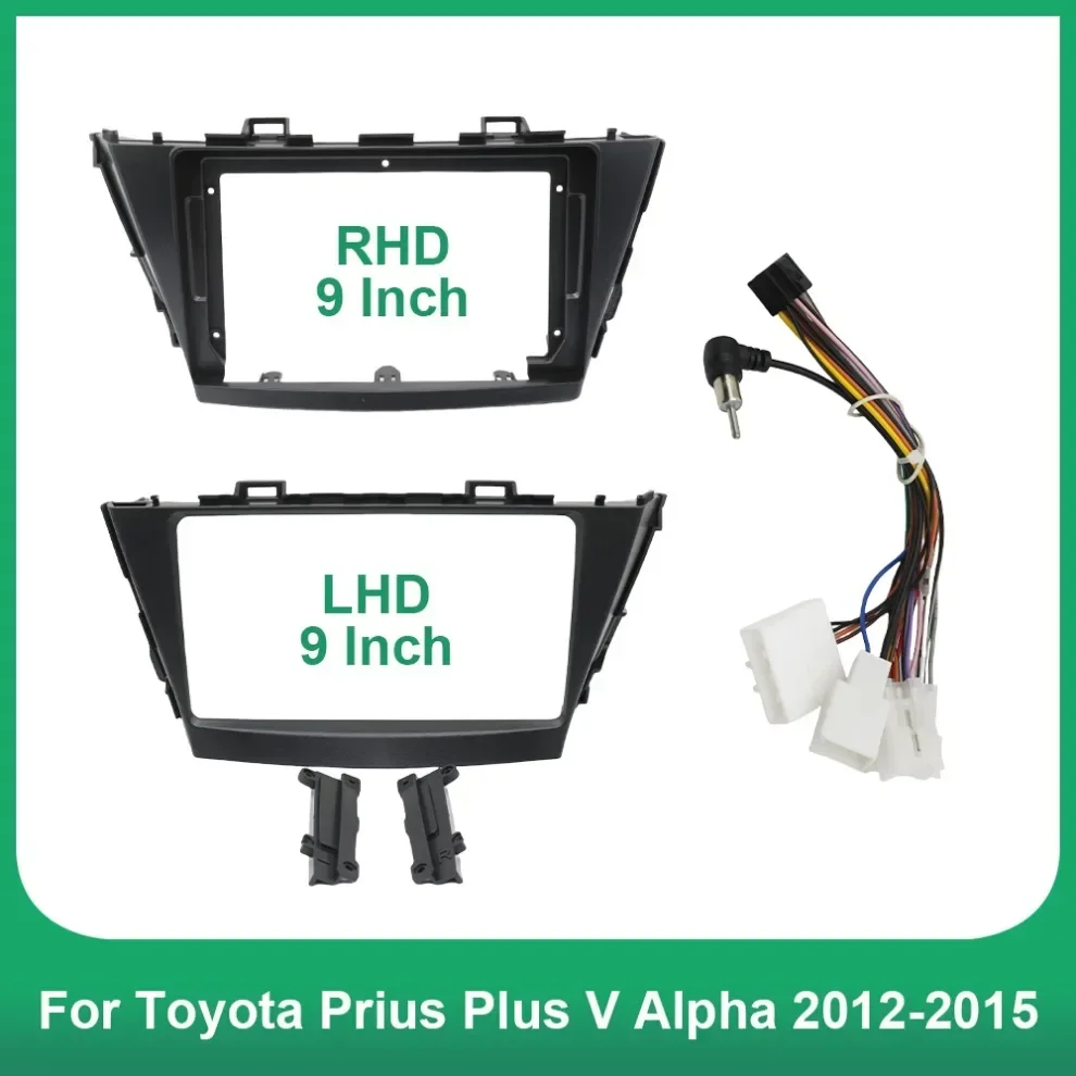 Для Toyota Prius Plus V Alpha 2012-2015 Android Radio Dask Kit Fascia Автомобильная рамка MP5 Адаптер GPS DVD Стереоплеер Панель отделки
Для Toyota Prius Plus V Alpha 2012-2015 Android Radio Dask Kit Fascia Автомобильная рамка MP5 Адаптер GPS DVD Стереоплеер Панель отделки