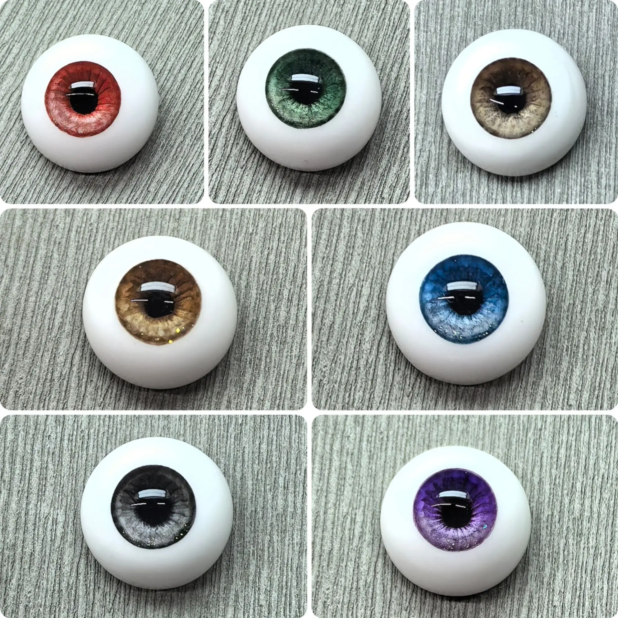 Doll's Eyes for 1/3 1/4 1/6 Bjd Doll 8/10/12/14/16/18mm Plaster Eyeball Toys Yellow Resistant Doll Accessories Doll Accessories
Doll's Eyes for 1/3 1/4 1/6 Bjd Doll 8/10/12/14/16/18mm Plaster Eyeball Toys Yellow Resistant Doll Accessories Doll Accessories