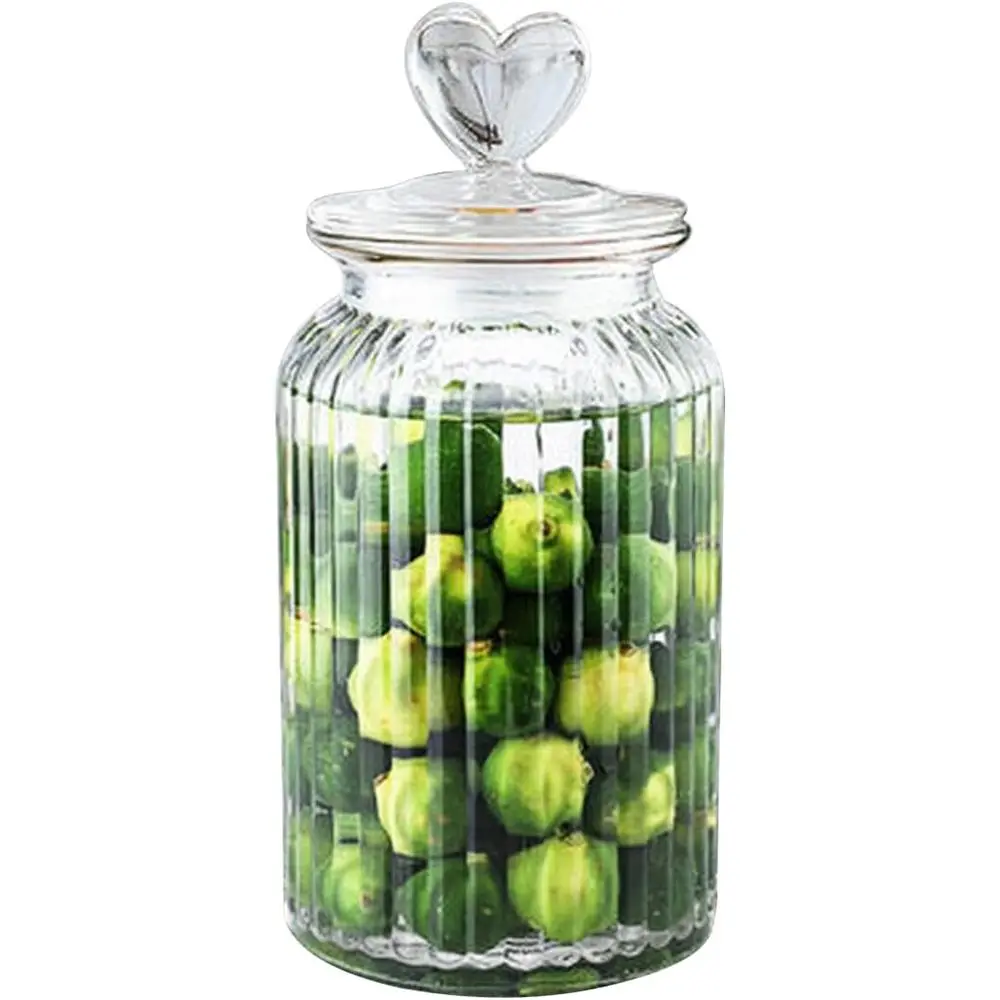 1350ml Heart-Shaped Handle Glass Jar for Storage of Coffee Beans, Nuts, Cookies, Spices, Candy, Sugar, and Tea
1350ml Heart-Shaped Handle Glass Jar for Storage of Coffee Beans, Nuts, Cookies, Spices, Candy, Sugar, and Tea