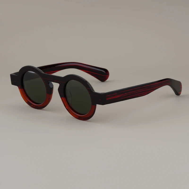 Quality Brand Designer Thick Acetate Mens Round Sunglasses Men Gradient Lens Shades Trending Eyewear Vintage Sun Glasses Gafas
Quality Brand Designer Thick Acetate Mens Round Sunglasses Men Gradient Lens Shades Trending Eyewear Vintage Sun Glasses Gafas