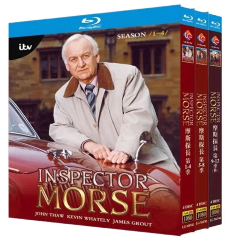 BD Blu-ray High-Definition US TV Series Inspector Morse Seasons 1–12 12-Disc Box Set
BD Blu-ray High-Definition US TV Series Inspector Morse Seasons 1–12 12-Disc Box Set
