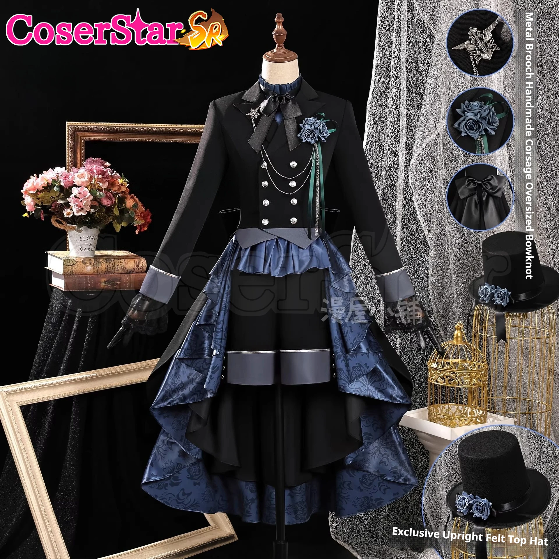 CoserStar-SR Anime Black Butler Ciel Phantomhive Redbreast Cosplay Costume Outfit Dress Carnival Comic Role Play Uniform
CoserStar-SR Anime Black Butler Ciel Phantomhive Redbreast Cosplay Costume Outfit Dress Carnival Comic Role Play Uniform