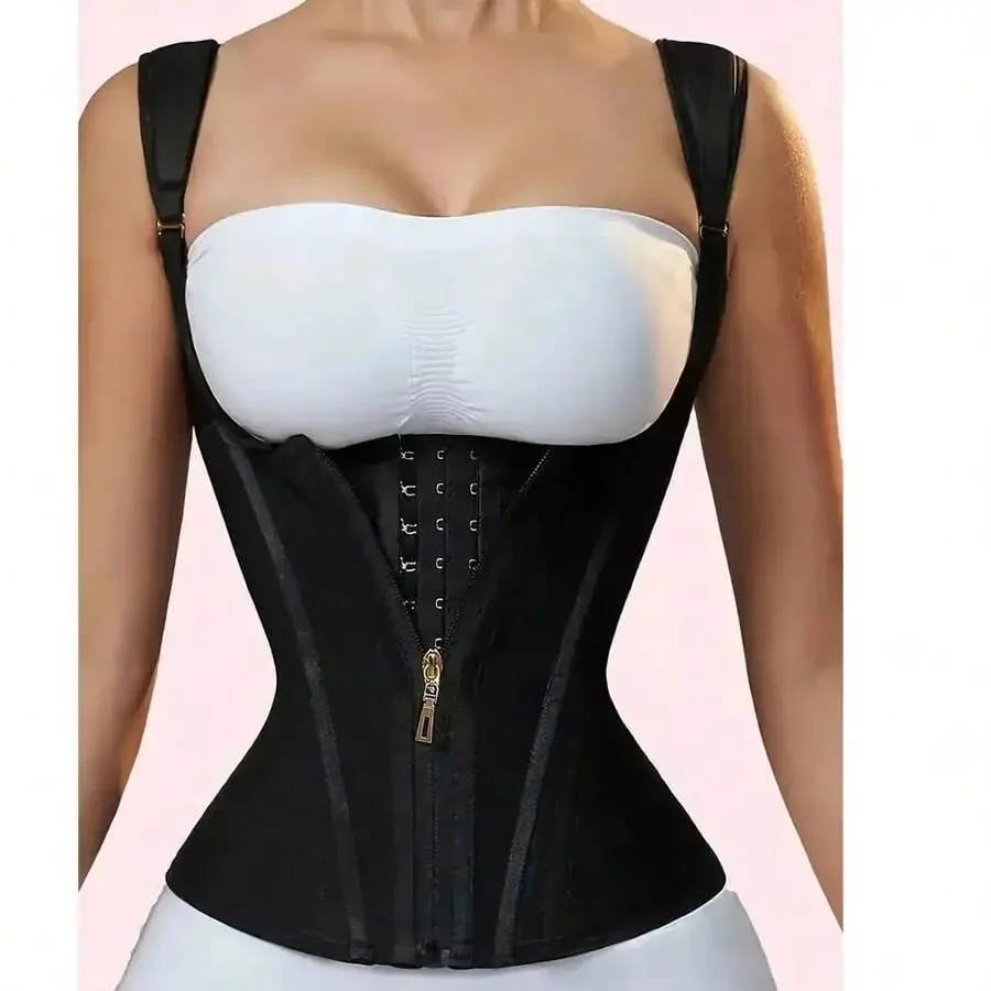 Popular High-Elasticity Court-Style Mesh Waist Cincher Corset Vest With Zipper And Button Closure Vintage Shapewear For Women
Popular High-Elasticity Court-Style Mesh Waist Cincher Corset Vest With Zipper And Button Closure Vintage Shapewear For Women