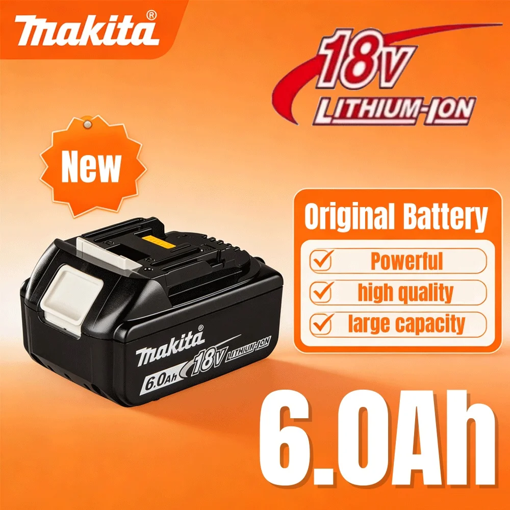 High Quality Rechargeable Battery Durable Daily Use 18V 6.0Ah Makita battery for DDF487 DTW700 GBA404 DUC150Z DHR183Z
High Quality Rechargeable Battery Durable Daily Use 18V 6.0Ah Makita battery for DDF487 DTW700 GBA404 DUC150Z DHR183Z