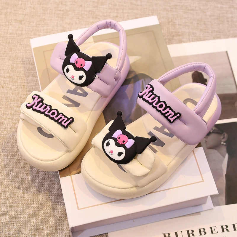 Sanrio Kuromi Kids Shoes for Girl My Melody New Children's Cartoon Simple Versatile Soft-soled Comfortable Beach Sandals
Sanrio Kuromi Kids Shoes for Girl My Melody New Children's Cartoon Simple Versatile Soft-soled Comfortable Beach Sandals