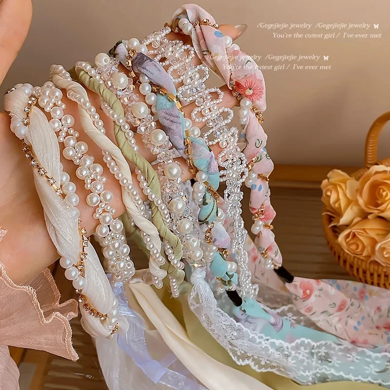 Kids Headband Girls Women Pearl Headwear Lace Sweet Princess Hair Headdress Party Wedding Children Headband Accessories
Kids Headband Girls Women Pearl Headwear Lace Sweet Princess Hair Headdress Party Wedding Children Headband Accessories