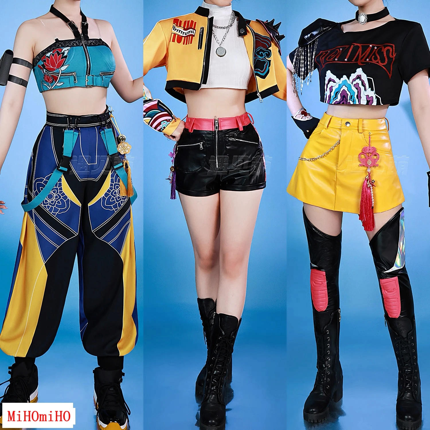 Kpop Demon Hunters HUNTR/X Cosplay Rumi Zoey Mila White Dance Costume SET Anime Game Secondary Halloween Gifts Fashion Birthday
Kpop Demon Hunters HUNTR/X Cosplay Rumi Zoey Mila White Dance Costume SET Anime Game Secondary Halloween Gifts Fashion Birthday