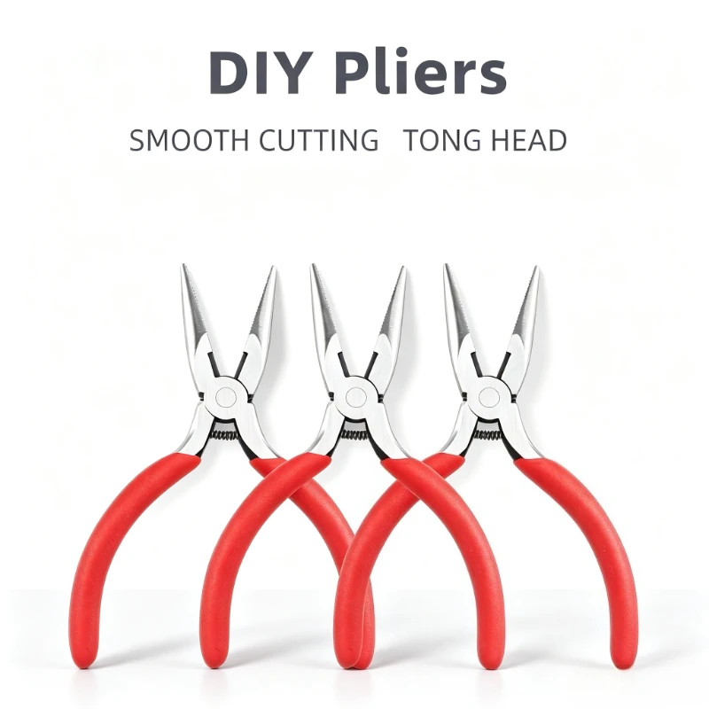 Carbon Steel Needle Nose Pliers Portable Small Long Nose Pliers for Cutting Copper Wire Iron Electrical Maintenance Hand Tool
Carbon Steel Needle Nose Pliers Portable Small Long Nose Pliers for Cutting Copper Wire Iron Electrical Maintenance Hand Tool