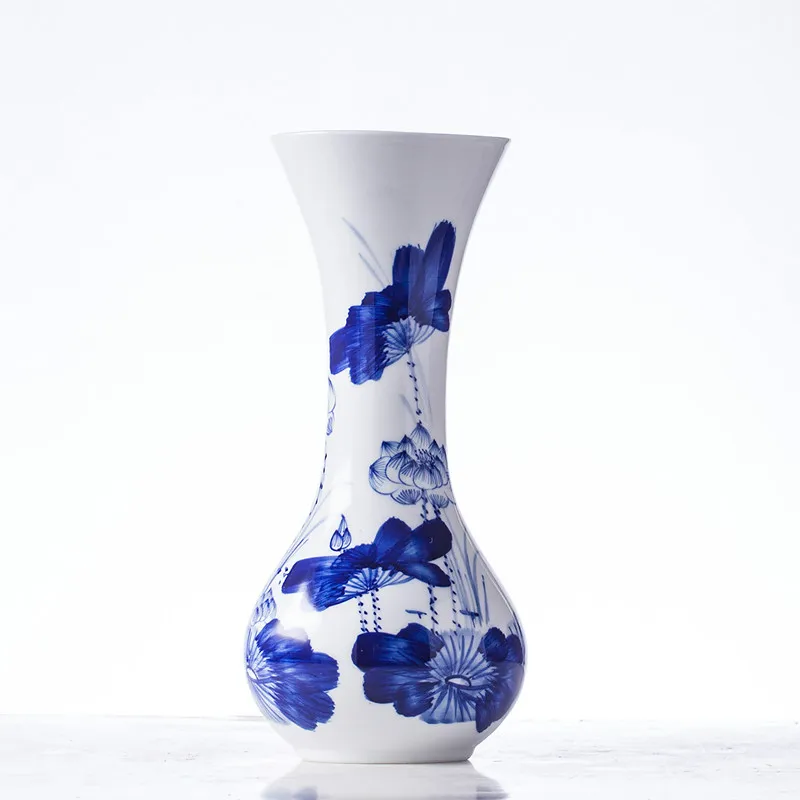 Ceramic Blue and white porcelain small vase hydroponic rich bamboo flower arrangement home living room decorations ornaments
Ceramic Blue and white porcelain small vase hydroponic rich bamboo flower arrangement home living room decorations ornaments