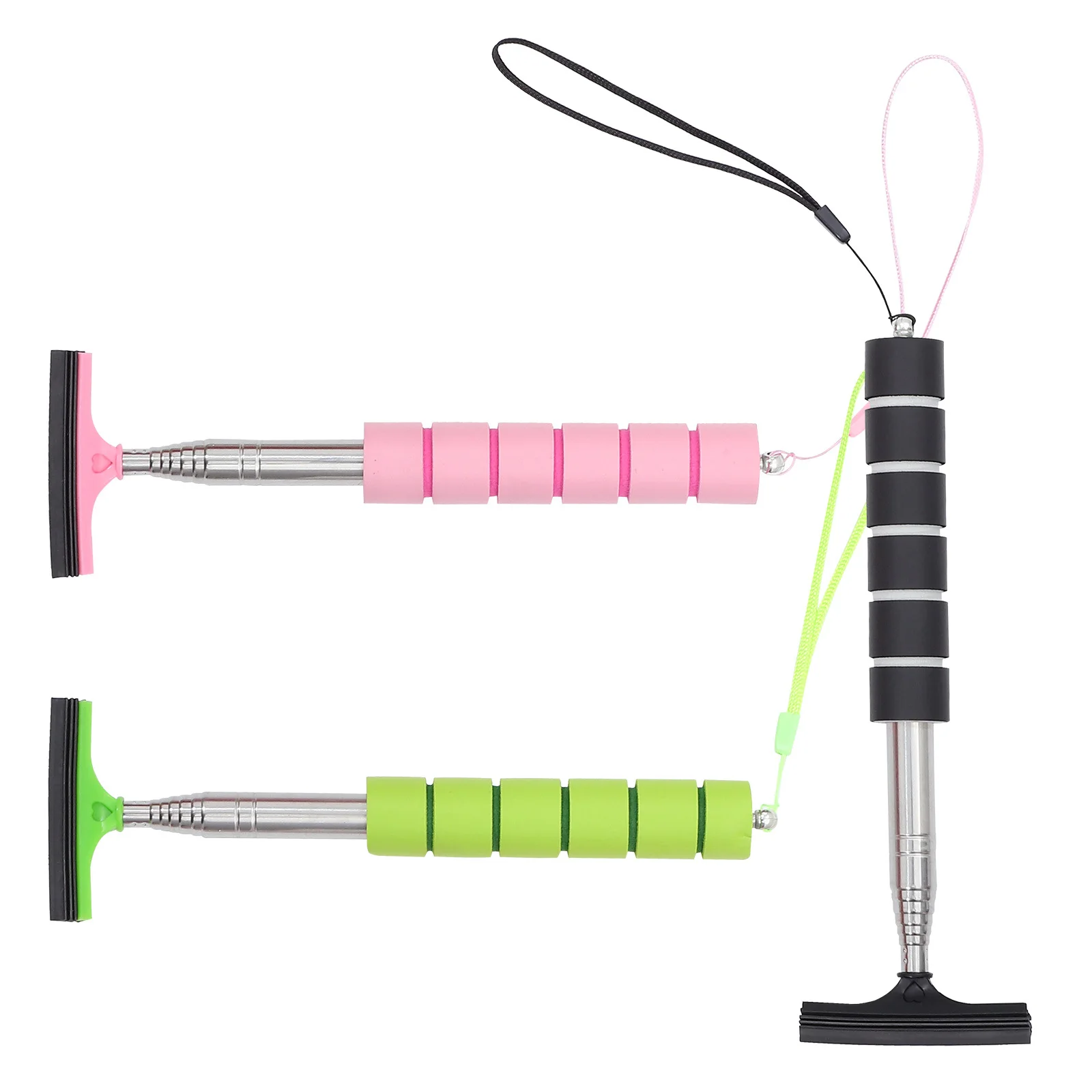 3Pcs Automotive Glass Cleaner Squeegee for Car Mirrors Flexible Telescopic Handle Water Remover Tool for Windshield Side Windows
3Pcs Automotive Glass Cleaner Squeegee for Car Mirrors Flexible Telescopic Handle Water Remover Tool for Windshield Side Windows