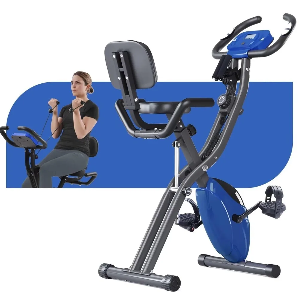 Workout Bike For Home - 4 In 1 Recumbent Exercise Bike and Upright Indoor Cycling Bike Positions, 16 Levels, Customized
Workout Bike For Home - 4 In 1 Recumbent Exercise Bike and Upright Indoor Cycling Bike Positions, 16 Levels, Customized