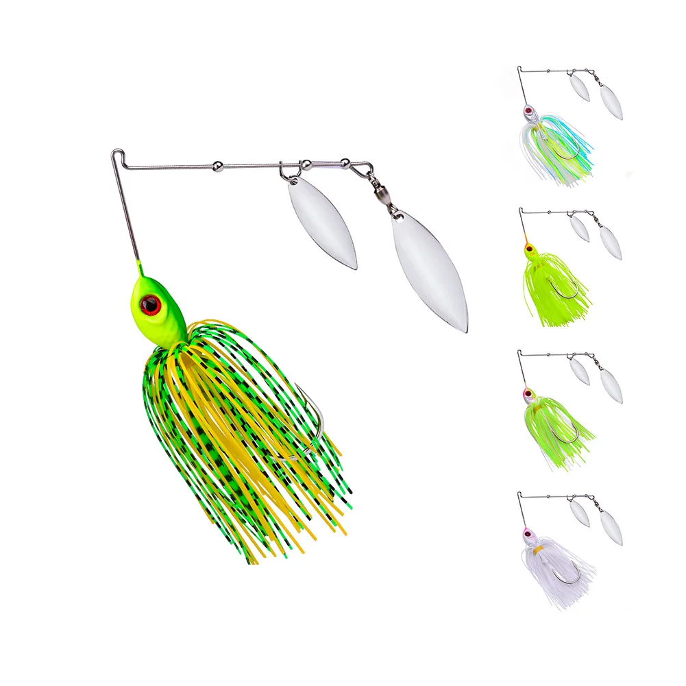Spinnerbait Compound Rotating Sequin Bait Strong Sharp Hooks Compound Rotating Sequin Bait For Bass Pike 10g/14g
Spinnerbait Compound Rotating Sequin Bait Strong Sharp Hooks Compound Rotating Sequin Bait For Bass Pike 10g/14g