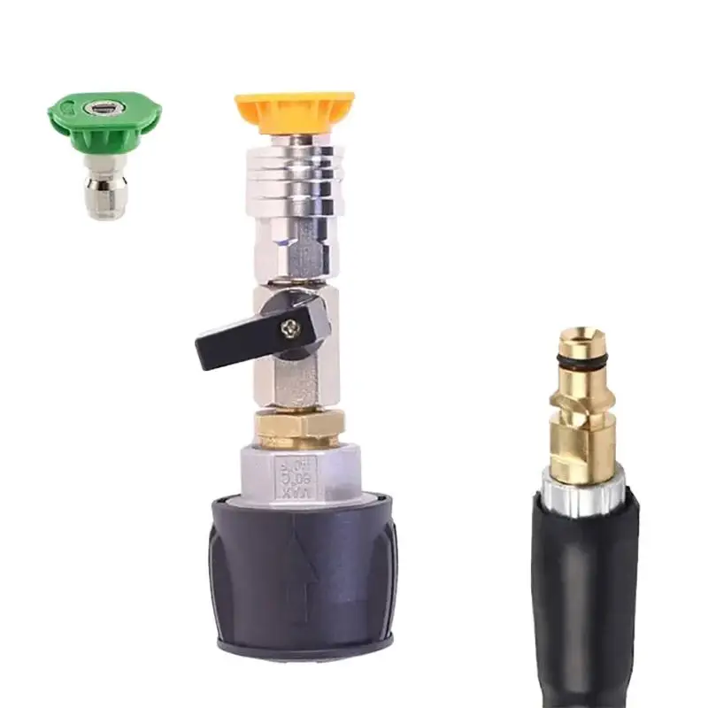 Adaptable 1/4 Quick Connect for Pressure Washer Karcher Lavor Nilfisk Easy Attachment
Adaptable 1/4 Quick Connect for Pressure Washer Karcher Lavor Nilfisk Easy Attachment