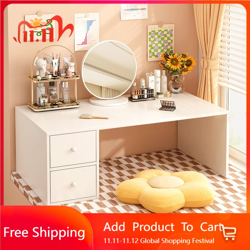 White Cream Vanity Table Storage Drawers Professional Vintage Nail Women Dressing Table Girl Mesa De Maquillaje Home Furniture
White Cream Vanity Table Storage Drawers Professional Vintage Nail Women Dressing Table Girl Mesa De Maquillaje Home Furniture