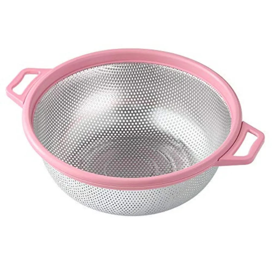 Stainless Steel Colander With Handle and Legs, Large Metal Strainer for Pasta, Spaghetti, Berry, Veggies, Fruits, Noodles, Sala
Stainless Steel Colander With Handle and Legs, Large Metal Strainer for Pasta, Spaghetti, Berry, Veggies, Fruits, Noodles, Sala
