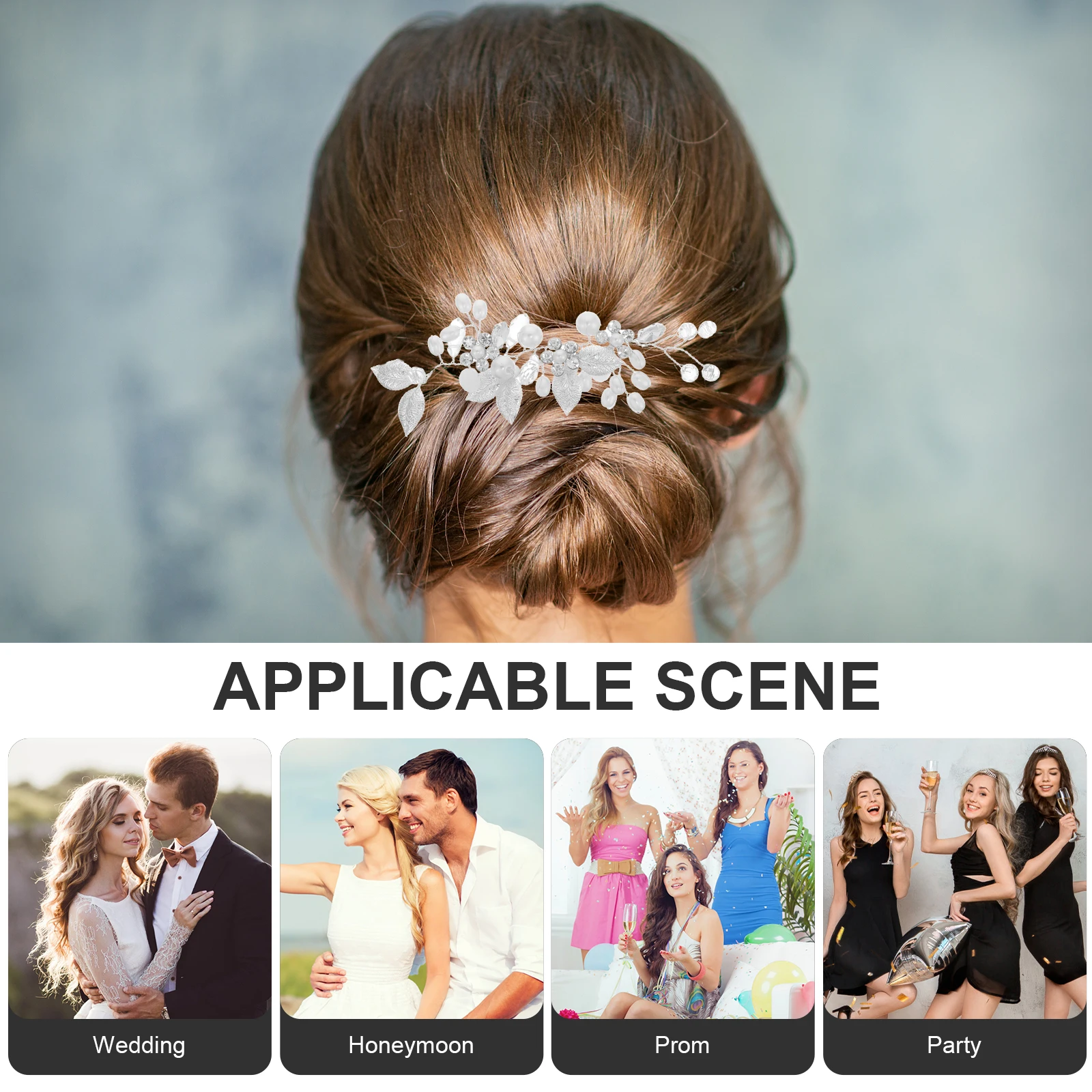 Crystal Hair Accessories Bridal Headbands Rhinestone Women Wedding Bridesmaid Silver Durable Non Fading Proms Anniversary
Crystal Hair Accessories Bridal Headbands Rhinestone Women Wedding Bridesmaid Silver Durable Non Fading Proms Anniversary