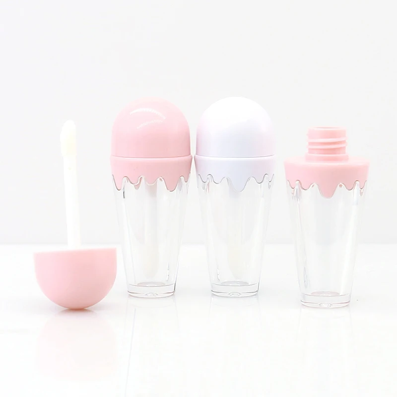 1 Pcs 6ml Ice Cream Shape Lip Gloss Tube Transparent Thick Rod Brush Head Empty Bottle Lips Glaze Container Makeup Material 
1 Pcs 6ml Ice Cream Shape Lip Gloss Tube Transparent Thick Rod Brush Head Empty Bottle Lips Glaze Container Makeup Material