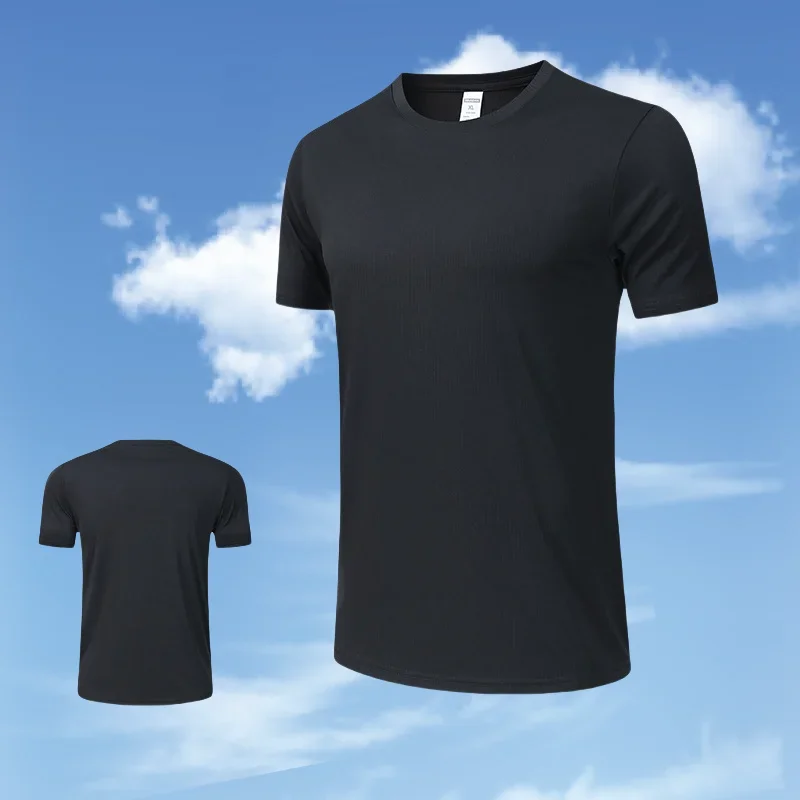 Men's Sports Short Sleeved Round Neck T-shirt for Summer Fashion Casual Solid Color Breathable and Versatile T-shirt
Men's Sports Short Sleeved Round Neck T-shirt for Summer Fashion Casual Solid Color Breathable and Versatile T-shirt