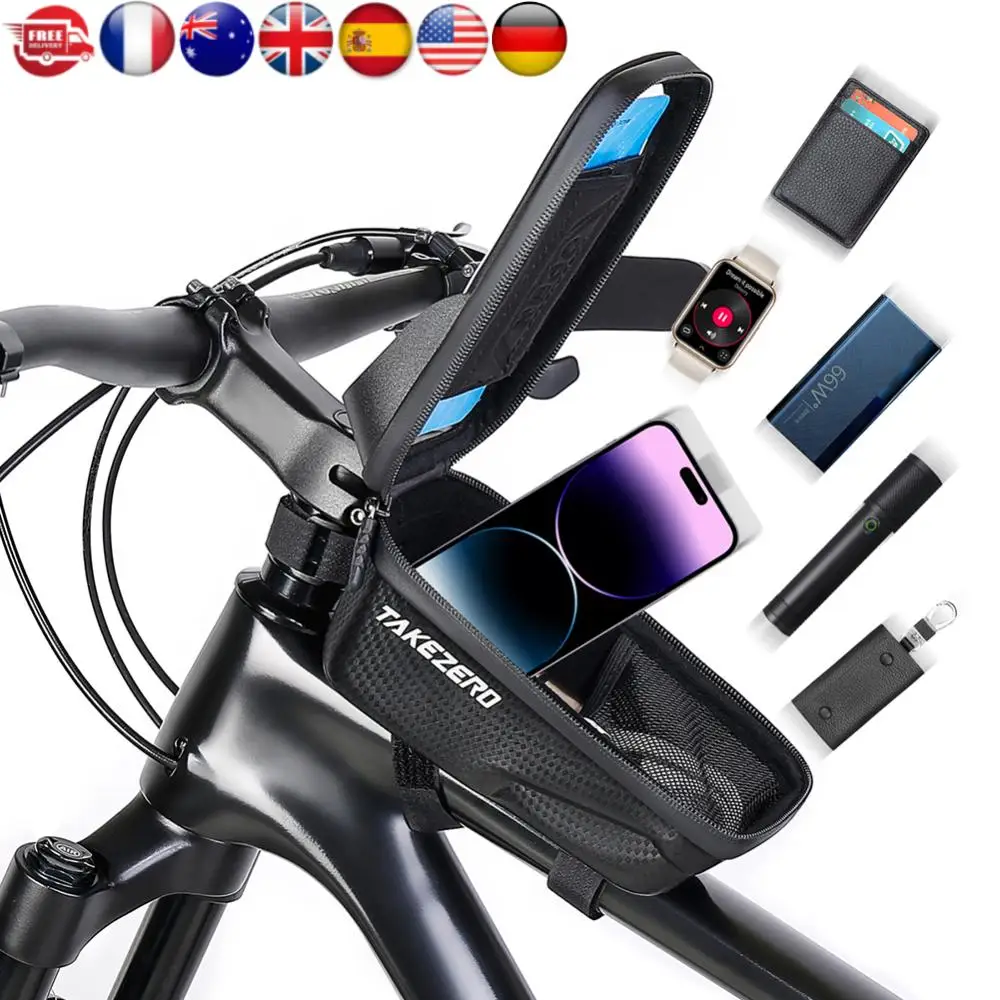 Велосипедная рама с сенсорным экраном, сумка для верхней трубки, легкий барьер, верхняя трубка, сумка для хранения, жесткий чехол, аксессуары для велоспорта
Велосипедная рама с сенсорным экраном, сумка для верхней трубки, легкий барьер, верхняя трубка, сумка для хранения, жесткий чехол, аксессуары для велоспорта