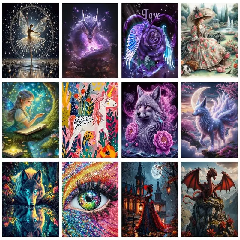 GATYZTORY 5D DIY Diamond Embroidery Full Square Diamond PaintingAnimals Cross Stitch Home Decorations
GATYZTORY 5D DIY Diamond Embroidery Full Square Diamond PaintingAnimals Cross Stitch Home Decorations