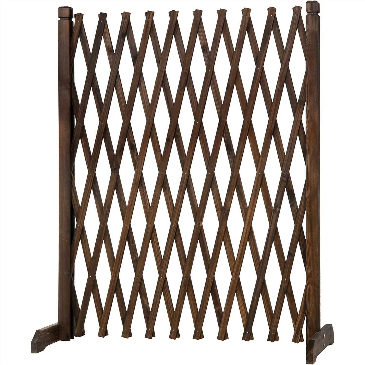 Expandable Garden Trellis, Solid Wood Freestanding Lattice Panels for Climbing Plants Outdoor, Decorative Fence Brown
Expandable Garden Trellis, Solid Wood Freestanding Lattice Panels for Climbing Plants Outdoor, Decorative Fence Brown