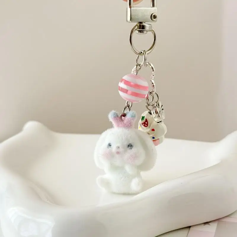 1PC Cartoon Flocking Three-dimensional Rabbit Keychain For Women Cute Bag Pendant Decoration Kawaii Mobile Phone Chain Gifts
1PC Cartoon Flocking Three-dimensional Rabbit Keychain For Women Cute Bag Pendant Decoration Kawaii Mobile Phone Chain Gifts